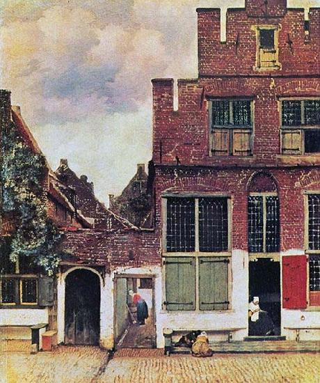 Johannes Vermeer The Little Street, oil painting image